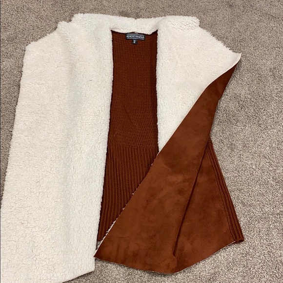 Almost Famous Sweaters - Almost Famous Sherpa lined shrug